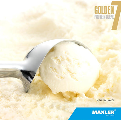 Golden 7 Protein Blend - Protein Powder for Muscle Gain & Recovery - Vanilla Protein Powder 5 Lb