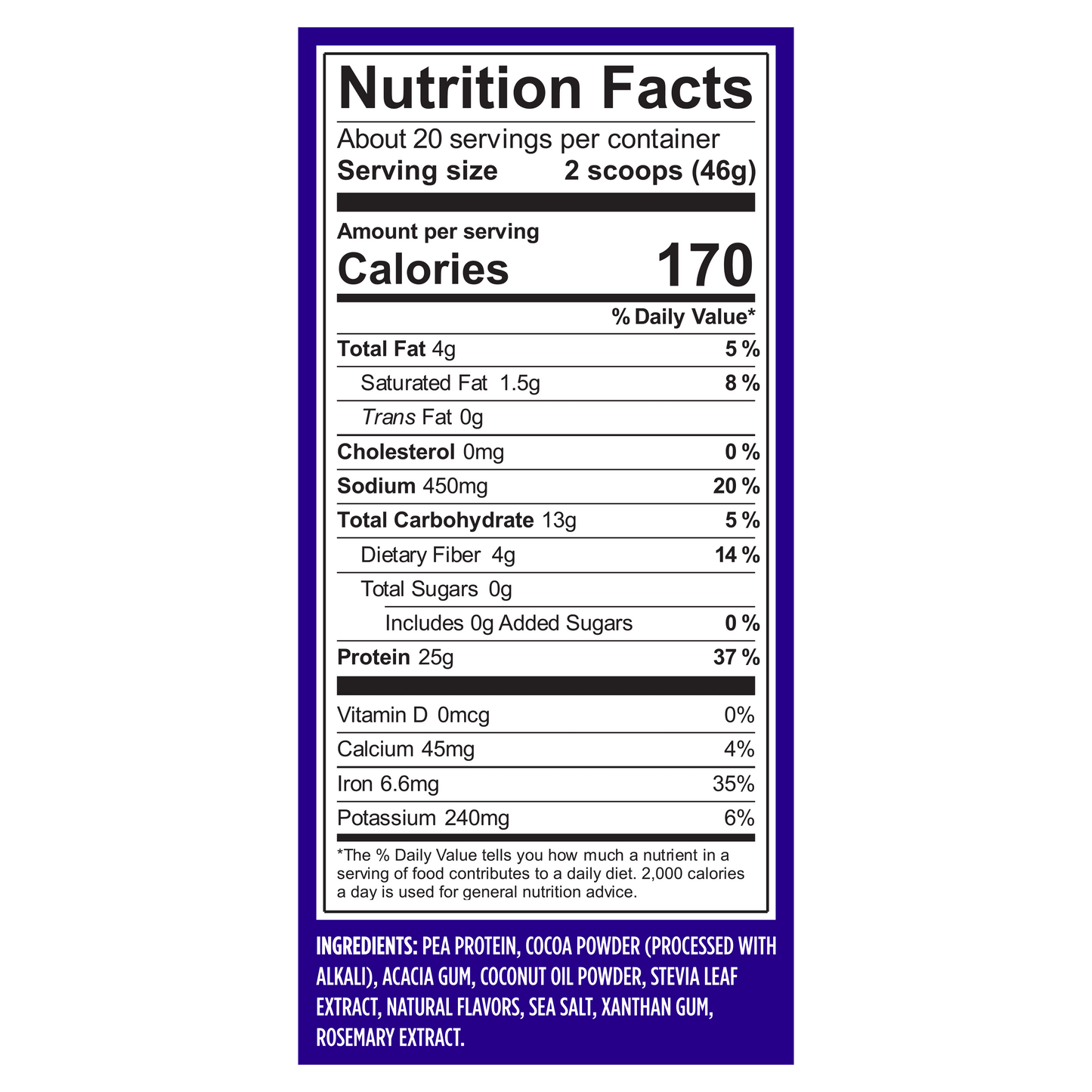 - Original Protein Plant-Based Protein Powder, Chocolate, Gluten-Free, 25G Protein, 20 Servings (32.5Oz)
