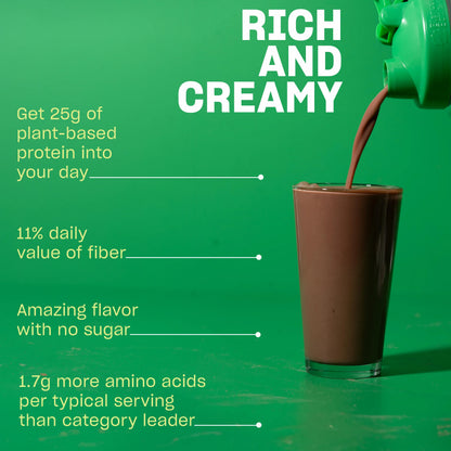 - Original Protein Plant-Based Protein Powder, Chocolate, Gluten-Free, 25G Protein, 20 Servings (32.5Oz)