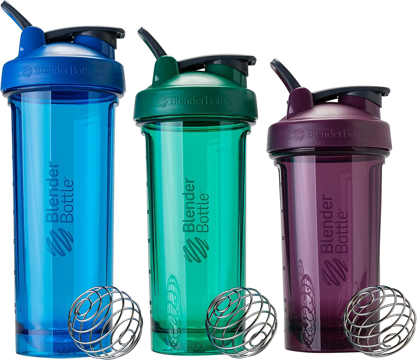 Shaker Bottle Pro Series Perfect for Protein Shakes and Pre Workout, 24-Ounce, Black
