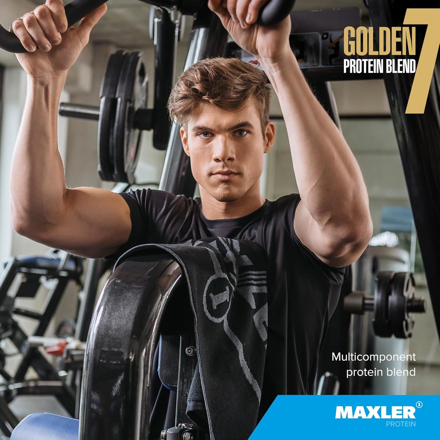 Golden 7 Protein Blend - Protein Powder for Muscle Gain & Recovery - Vanilla Protein Powder 5 Lb